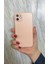 Apple iPhone 13 Mat Cam Elektro Kamera Korumalı Kılıf Pembe 1