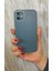 Apple iPhone 11 Pro Max Mat Elektro Cam Kamera Korumalı Kılıf 1