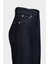 AÇELYAOKCU High Waist Straight Dark Blue Düz Paça Dikişsiz Jean 3