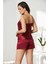 Kadın 460 Saten Dantelli Şort Babydoll Takım 1