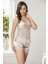 Kadın 445 Saten Dantelli Şort Babydoll Takım 1
