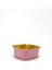 Muffin Kek Kapsülü Kare Pembe-Altın 25li 2