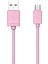 JR-S118 Micro USB Hızlı Şarj ve Data Kablosu 1m Pembe 1