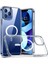 Apple iPhone 12 Pro Max Dayanıklı Manyetik Şeffaf Kılıf (Magsafe Uyumlu) 1