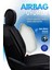 hyundai Getz Uyumlu Lüks Deri Oto Koltuk Kılıfı Ön-Arka Set Max Series (Siyah) 4