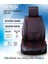 Ford Ranger Uyumlu Lüks Deri Oto Koltuk Kılıfı Ön-Arka Set Max Series (Siyah-Kırmızı) 3