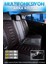 Tata Xenon Uyumlu Lüks Deri Oto Koltuk Kılıfı Ön-Arka Set Max Series (Siyah-Kırmızı) 2