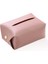 Pu Deri Dikdörtgen Kutu Mendil Tutucu, Oda Dekoratif Tutucu, 16CM×11CM×8CM,PEMBE (Yurt Dışından) 2