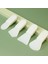 4pcs Silikon Kısa Saplı Yüz Maskesi Fırçası - Beyaz - Dil Şekli + Çokgen + Yelpaze Şekli + Düz Kafa (Yurt Dışından) 5