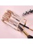 Nail Art Kalem Tutucu Crystal-09# Rose Gold Yuvarlak + Dikey Şeritler (Yurt Dışından) 3