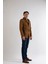 Slim Fit Erkek Kısa Model Açık Kahve Trençkot 2