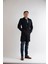 Slim Fit Erkek Lacivert Trençkot 1