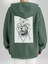 Tasarım Baskılı Oversize Kapüşonlu Kadın-Erkek Sweatshirt 1