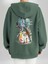 Tasarım Baskılı Oversize Kapüşonlu Kadın-Erkek Sweatshirt 1