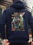 Tasarım Baskılı Oversize Kapüşonlu Kadın-Erkek Sweatshirt 1