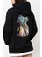 Tasarım Baskılı Oversize Kapüşonlu Kadın-Erkek Sweatshirt 1
