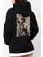 Tasarım Baskılı Oversize Kapüşonlu Kadın-Erkek Sweatshirt 1