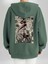 Tasarım Baskılı Oversize Kapüşonlu Kadın-Erkek Sweatshirt 1
