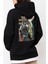 Tasarım Baskılı Oversize Kapüşonlu Kadın-Erkek Sweatshirt 1