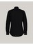 Erkek Siyah Slim Fit Düğmeli Yaka Logolu Gömlek 3230115.5 2