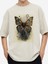 Tasarım Baskılı Oversize Kadın-Erkek Dtf Baskı Tshirt 1