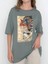 Tasarım Baskılı Oversize Kadın-Erkek Dtf Baskı Tshirt 1
