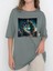 Tasarım Baskılı Oversize Kadın-Erkek Dtf Baskı Tshirt 1