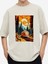 Tasarım Baskılı Oversize Kadın-Erkek Dtf Baskı Tshirt 1