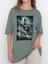 Tasarım Baskılı Oversize Kadın-Erkek Dtf Baskı Tshirt 1