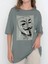 Tasarım Baskılı Oversize Kadın-Erkek Dtf Baskı Tshirt 1