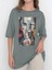 Tasarım Baskılı Oversize Kadın-Erkek Dtf Baskı Tshirt 1