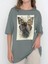 Tasarım Baskılı Oversize Kadın-Erkek Dtf Baskı Tshirt 1