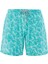 Erkek Havuz Deniz Şort Desenli Aleny S128 Turkuaz 1