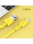 S-1224N2 1.2m 2.4A Usb-Mikro Silikon Data ve Şarj Kablosu Sarı 3