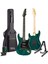 GLC-40GR Profesyonel Elektro Gitar Yeşil (Stand Gigbag Askı Capo Tuner Pena Kablo Yedek Tel) 2