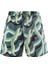 Erkek Havuz Deniz Şort Desenli Agwe S123 Yeşil 1