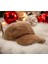 Kadın Kışlık Peluş Şapka Kep Trendy Baseball Cap 4