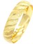 Altın Kaplama Dalgalı Yan Çizgili 1.5 cm Bilezik BLZ-3077 1