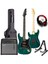 GLC-40GR-50AMP Elektro Gitar Seti 50 WATT Şarjlı BT Amfi Kulaklık ve Full SET 2