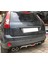 Ford Fiesta Siyah Difüzör 4 Krom Egzoz Görünümlü Difizör Arka Ek Body Kit 2003 - 2008 2