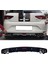 Seat Leon Mk3 Style Siyah Difüzör 4 Krom Egzoz Görünümlü Difizör Arka Ek Body Kit 2012 - 2016 1