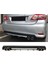 Toyota Corolla E170 Gri Difüzör Çiftli Yuvarlak Egzoz Görünümlü D Tip Difizör 2012-2019 1