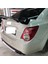Chevrolet Aveo Sedan Siyah Difüzör Çiftli Yuvarlak Egzoz Görünümlü D Tip Difizör 2012 - 2016 3