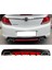Opel Insignia Kırmızı Difüzör Çiftli Kare Egzoz Görünümlü D Tip Difizör 2009 - 2013 1