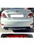 Hyundai Accent Blue Kırmızı Difüzör Çiftli Kare Egzoz Görünümlü D Tip Difizör 1
