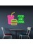Food And Drınk Yazılı ve Şekilli Neon Tabela 1