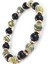 Oniks Hematit ve Malakit Taşlı El Işi Doğal Taş Bileklik 1
