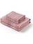 Doğal Pamuklu 4'lü Banyo Havlusu Soft Rare 90 x 150 + 50 x 90 Pembe 1