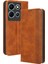 Infinix Note 30 4g / X6833B / X6716B Manyetik Kapanış Telefon Kabuğu Retro Pu Deri Kapak Stand Cüzdan Kabuğu (Yurt Dışından) 1
