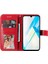 Infinix Note 12 G96 4g Pu Deri Deri Deri Telefon Kılıfı Stand Cüzdan Anti-Fall Koruyucu Cep Telefon Kapağı Kayışlı (Yurt Dışından) 1